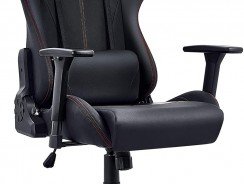 AMOIU noire : une chaise gamer très confortable