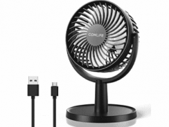 COMLIFE Mini Ventilateur de Bureau : test et avis de la rédaction sur ce ventilateur USB